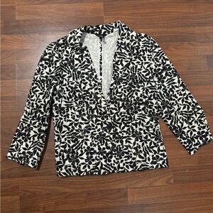 Mossimo black & white blazer. Size medium